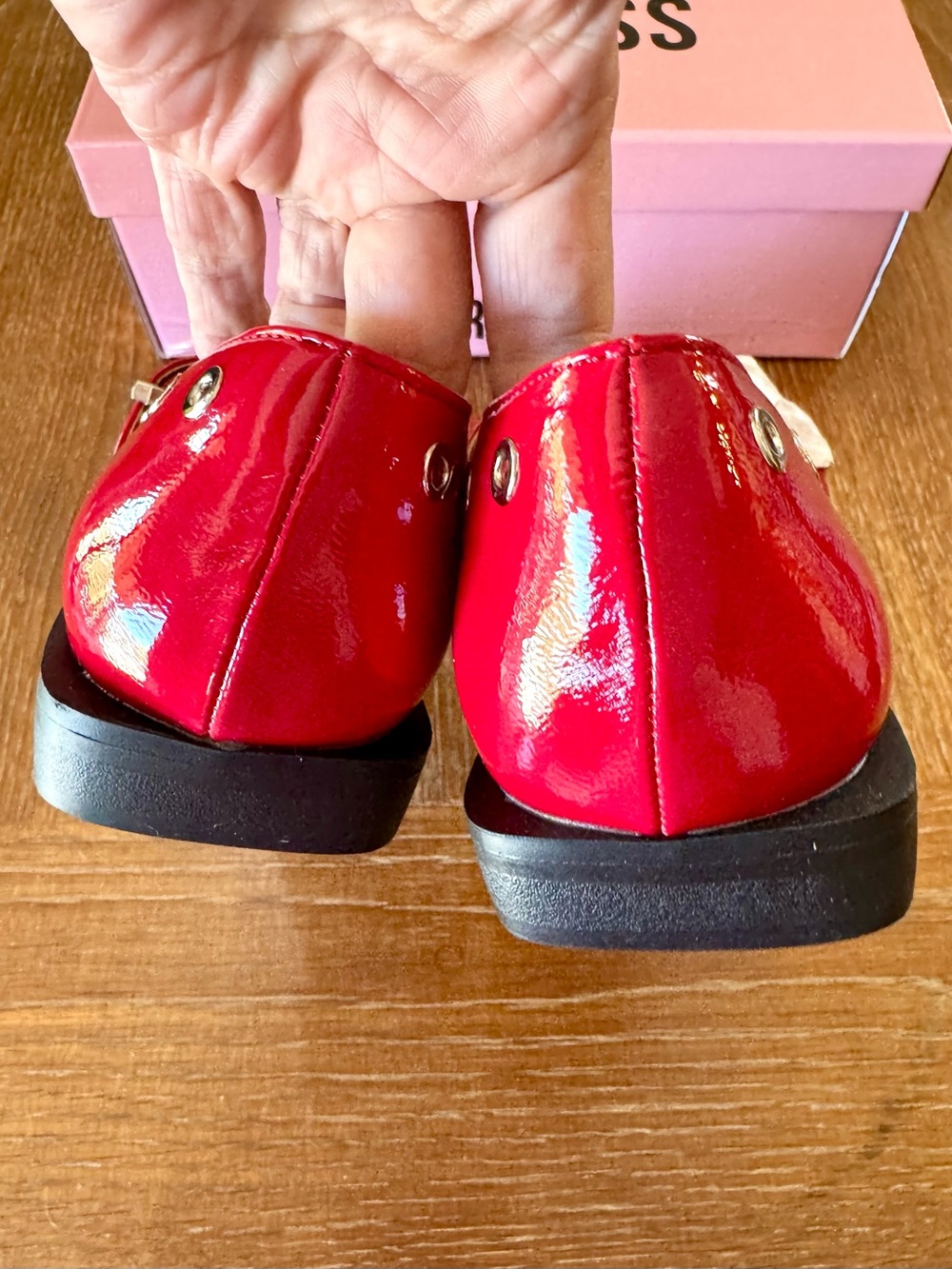 NWT red Berness Astra Grommet Mary
Jane flat 8.5 (marked 8, runs big) - Picture 7 of 13